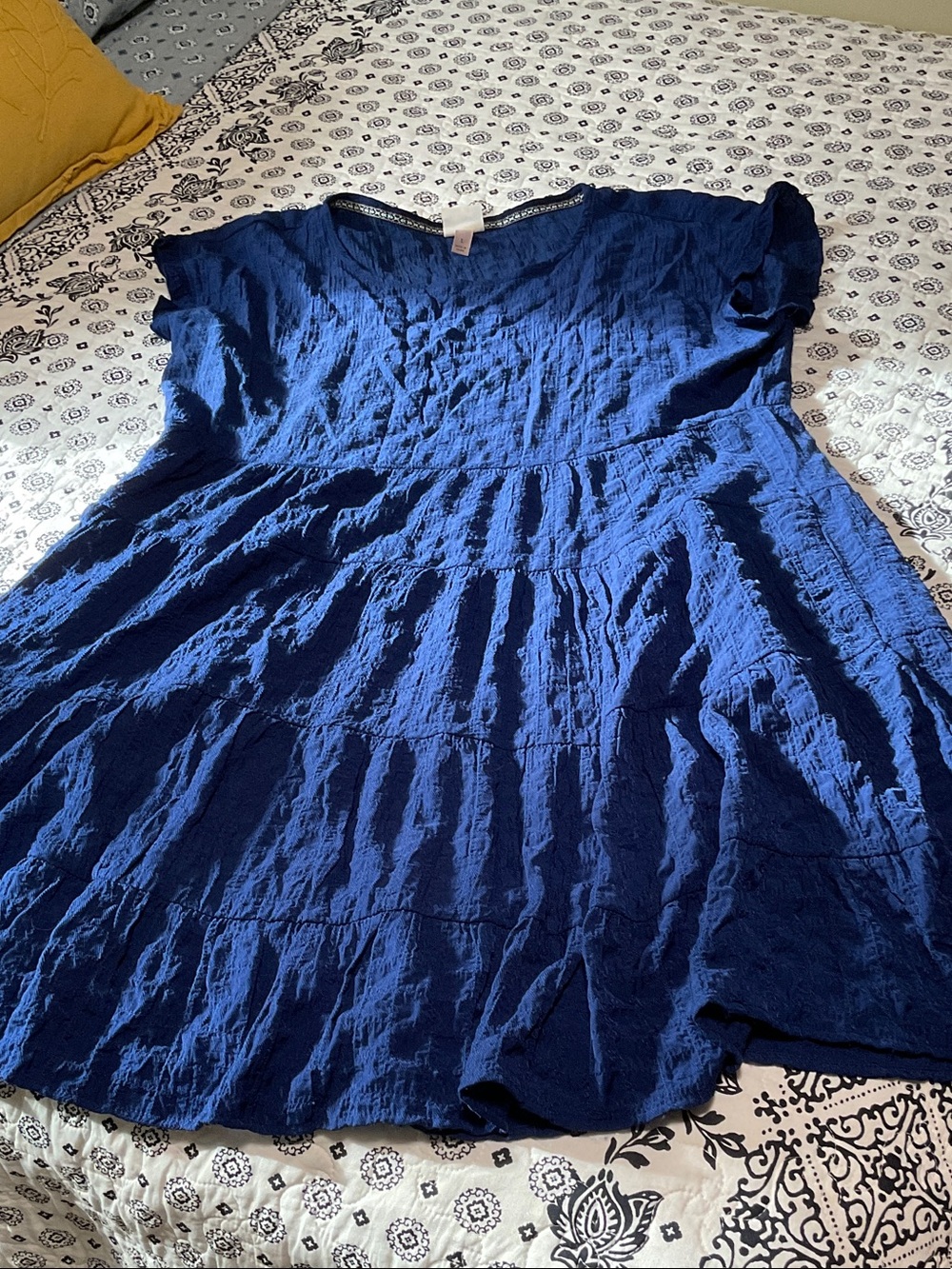Knox Rose Blue Knee Length Dress L